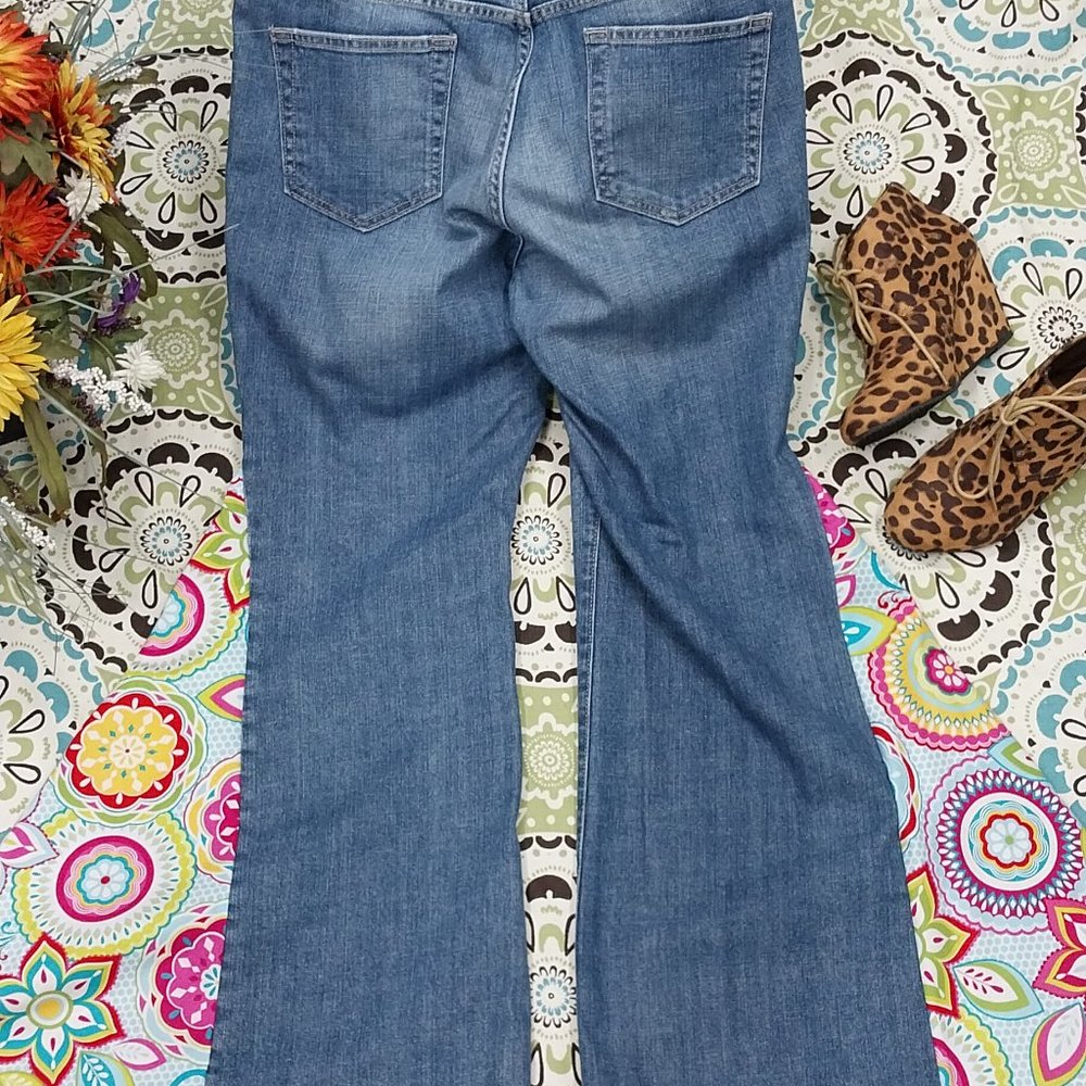 2657 Size 12A Gap Upcycled Stretch Bell-Bottoms. - Picture 3 of 4